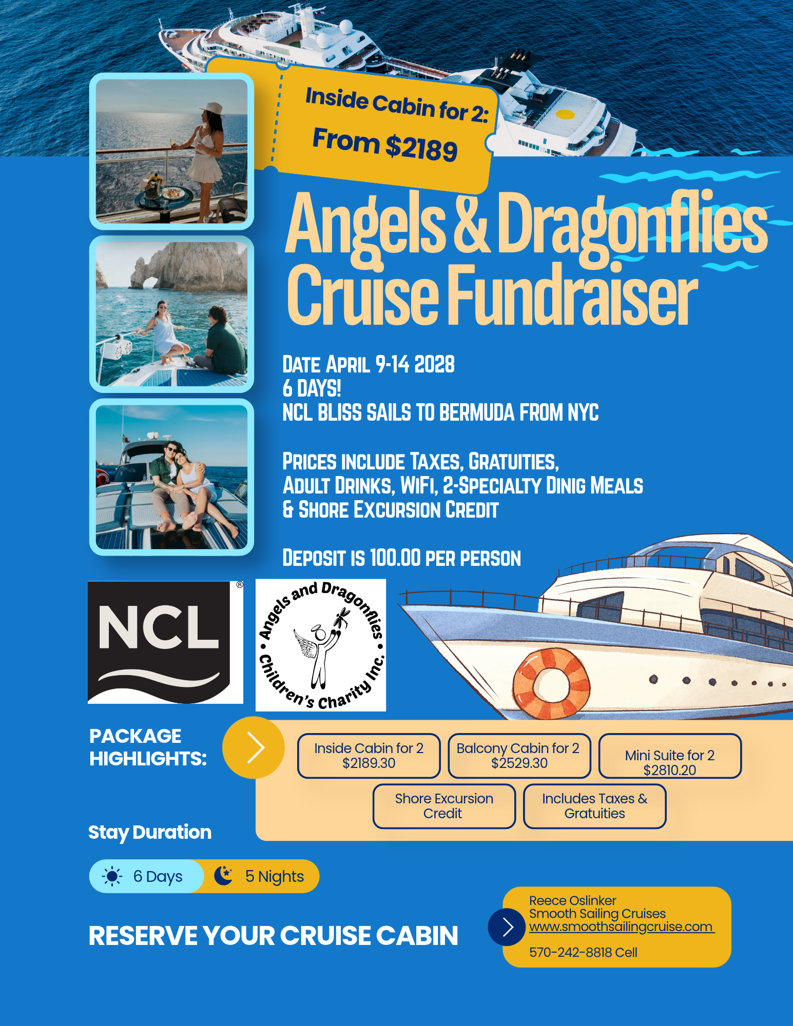 Cruise Fundraiser NYC to Bermuda